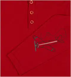 Ciraf lasten trikoopusero napit 25pc261106 - 18-1657TCX SALSA - 3