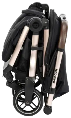 Maxi-Cosi Eva 3 matkarattaat Essential Black/Champagne - 9