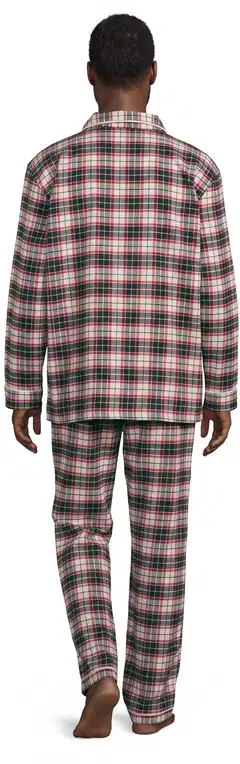 London Fog miesten flanellipyjama 191L422633 - RED/BEIGE - 4