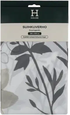 House suihkuverho Garden 180x200 cm harmaa - 3
