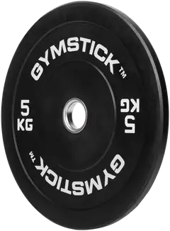 Gymstick Bumper Plate levypaino - MUSTA - 2