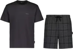 Reino&Aino miesten shortsipyjama - GREY - 1