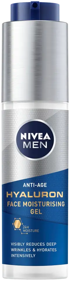 NIVEA MEN 50ml Anti-Age Hyaluron Face Moisturising Gel -kasvogeeli - 2