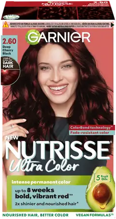 Garnier Nutrisse 2.60 Ultra Color Kirsikkainen Musta kestoväri 1kpl - 1