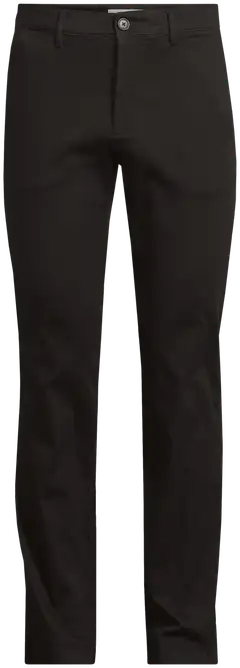 WKLY. miesten kangashousut slim fit 202W382527 - Dark brown - 2