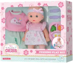 Little Cherub-Nukke Ja Ruokatarvikkeita - 3