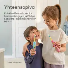 Beurer vaihtoharjapaketti SC11 sähköhammasharjaan +3 vuotiaille - 4
