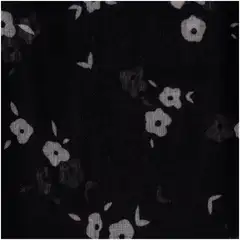 House naisten huivi musta kukallinen 219H062622 - 2