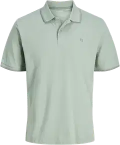 JJ REBEL miesten pikeepaita Jrebzell - Aqua Gray - 1