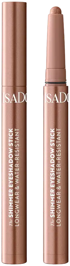 Isadora The Shimmer Eyeshadow Stick Longwear & Water-Resistant luomiväripuikko 43 Golden Glow 1,2 g - 41 Bronze Brown - 1