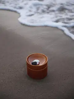 Arabia rasia kannellinen Kirnu 11x10cm hunajakulta - 1