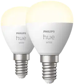 Philips Hue LED-lamppu Luster 5.7W E14 2700K 470LM valkoinen 2 kappaletta - 1