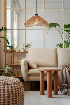 EGLO riippuvalaisin Naturlavister, E27, musta/ruskea - 2