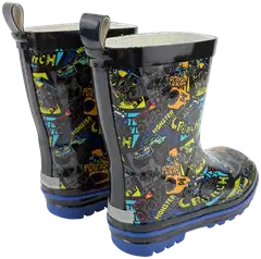 Ciraf lasten kumisaappaat Monster Power RB - Black/blue - 2