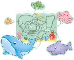 Orchard meriaiheinen pinottava palapeli - 1