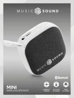MusicSound Bluetooth kaiutin Mini valkoinen - 3