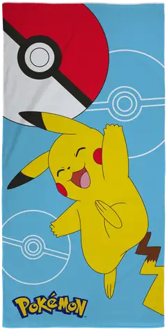 Pokemon lasten kylpypyyhe 70x140 cm monivärinen - 1