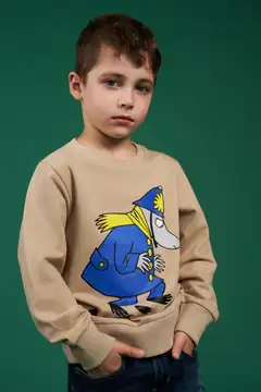 Muumi lasten collogepaita Ponteva 590291 - BEIGE - 5