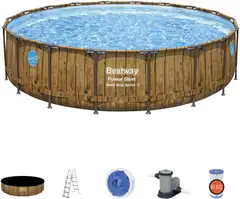 Power Steel Vista Round uima-allassetti, 549 x 122 cm - 2