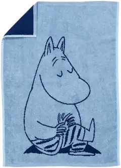 Moomin Arabia Muumikäsipyyhe 50x70 Muumipeikko sin.GOTS - 1