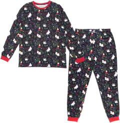 Muumi miesten pyjama Otso Hiihtoretki 593721 - tummansininen - 1
