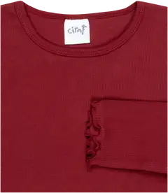 Ciraf lasten trikoopaita rib 25TC252809 - 19-1934tcx tibetan red - 3