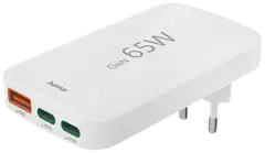 Hama pikalaturi, 2x USB-C, 1x USB-A, GaN, PD, 65W - 1