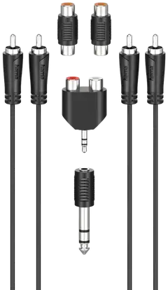 Hama Audioliitäntäsarja RCA, 5-os., 2,5 m - 1