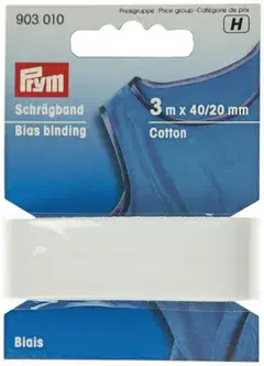 Prym vinonauha 20mm/3m - VALKOINEN - 1