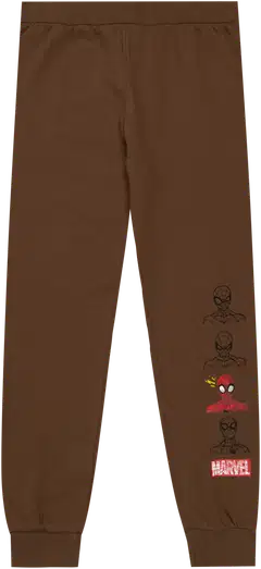 Spiderman lasten collegehousut SPQ30006 - Brown - 1
