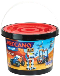Meccano Junior Free Play Bucket -rakennussarja 150 osaa - 1
