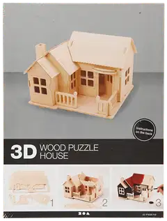 Creativ Company 3d-palapeli talo terasseineen miniatyyri - 2