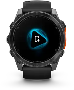 Garmin urheilukello Fenix 8 AMOLED 51 mm tummanharmaa/musta - 3