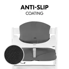 Hauck pehmustesetti syöttötuoliin Highchair Pad tummanharmaa - 10