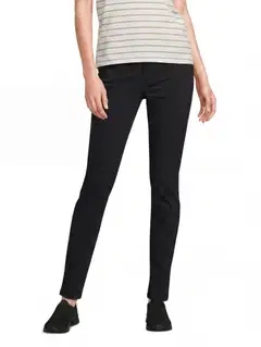 House naisten stretch-housut 222H262908 - black - 1