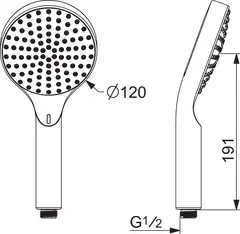 Oras Käsisuihku hydractiva digital 242405 bluetooth - 2