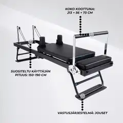 Nordcore pilates reformer taitettava - 3