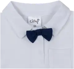 Ciraf vauvojen juhlabody ja -housut 250B260183 - WHITE - 3