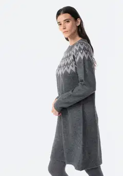 TEX naisten neuletunika I291487 - GREY - 4