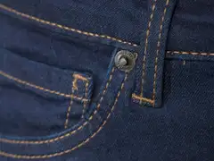 House naisten farkut Straight Flare - Dark blue washed - 5