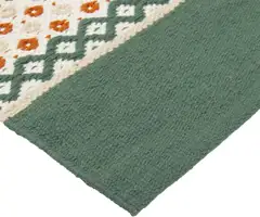 ihankotona puuvillamatto Helka 80x200 cm vihreä - 2