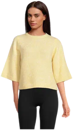 WKLY. naisten villasekoiteneulepusero 213W360130 - Yellow - 1