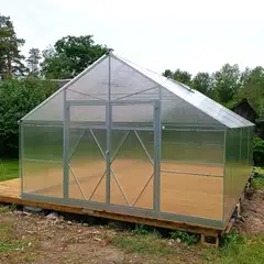 Ecoslider kasvihuone DD 4.0 X 6.24 - 7