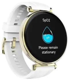 Hama Smart Watch 7000 älykello, AMOLED 1.32", IP68, kulta/valkoinen - 7