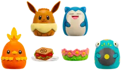 Squishalongs Pokemon 4 Pk Eevee/snorlax - 5
