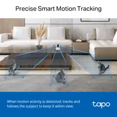 TP-Link Tapo C230 PAN/TILT AI -valvontakamera sisäkäyttöön - 8