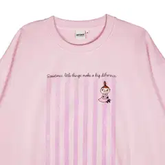 Muumi naisten collegepaita Little things 591144 - Roosa - 2