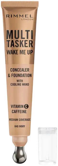Rimmel Multi-Tasker Wake Me Up Concealer & Foundation 20 ml 025 Rose Ivory peitevoide - Ivory - 1