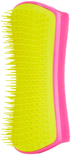 Pet Teezer Detangling & Dog Grooming Brush Pink & Yellow - 1