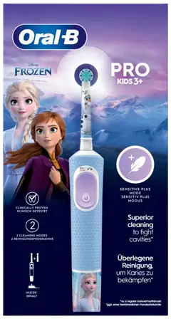 Oral-B Sähköhammasharja Vitality Pro Kids Frozen Braun-tekniikalla - 2